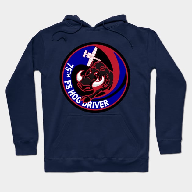 75th FS Hog Driver Hoodie by MBK